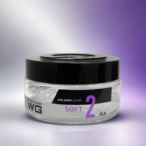 GATSBY Water Gloss Soft Wet Look Hair Gel (Holding Power Level 2) – 75g / 150g / 300g | She Cosmetics®