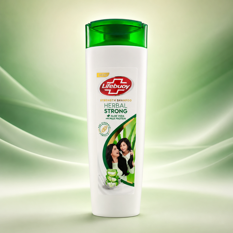 Lifebuoy Herbal Strong Shampoo with Aloe Vera & Milk Protein (175ml / 370ml) She Cosmetics®