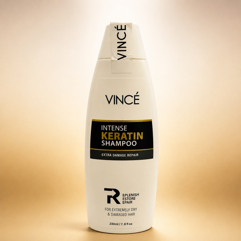 Vince Intense Keratin Shampoo – Extra Damage Repair (230ml) She Cosmetics®