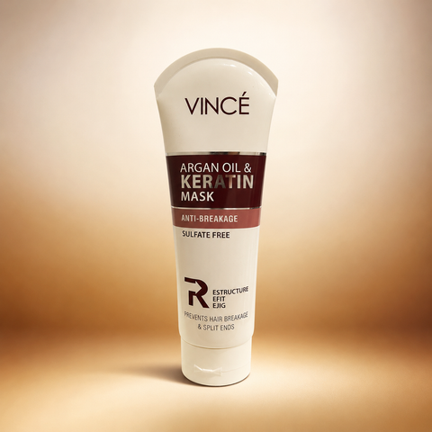 Vince Argan Oil & Keratin Hair Mask Sulfate Free – Anti-Breakage Treatment | She Cosmetics®