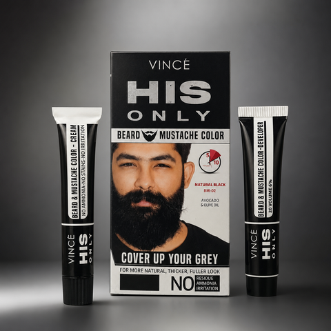 VINCÉ HIS ONLY Beard & Mustache Color (BM-02 , BM-03 , BM-04, BM-05 ) She Cosmetics®