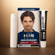 VINCÉ HIS ONLY Ammonia-Free Quick Fix Hair Color (HC-04 , HC-05 ) She Cosmetics®