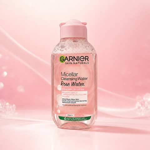 Garnier Skin Naturals Micellar Cleansing Water Rose Water for Normal to Dry Skin 125ml She Cosmetics®