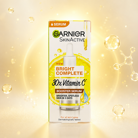 Garnier SkinActive Bright Complete 30X Vitamin C Booster Serum (15ml / 30ml) | She Cosmetics®