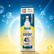 Garnier SkinActive Fast Clear 4% Acne Prone Skin Booster Serum (15ml / 30ml) | She Cosmetics®
