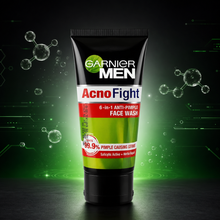Garnier Men AcnoFight 6-in-1 Anti-Pimple Face Wash (50ml / 100ml) | She Cosmetics®