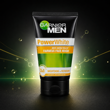 Garnier Men PowerWhite Anti-Dark Cells Brightening Face Wash (50ml / 100ml) | She Cosmetics®