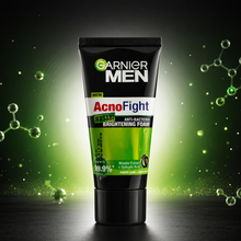Garnier Men AcnoFight Wasabi Anti-Bacteria Brightening Foam Face Wash (50ml / 100ml) | She Cosmetics®