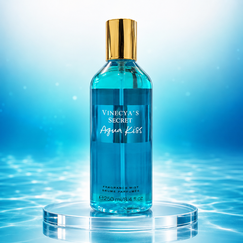 Vinecya’s Secret Aqua Kiss Fragrance Mist – 250 ml | She Cosmetics®