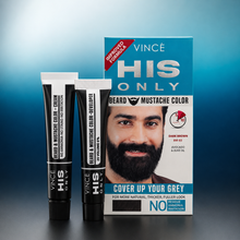 VINCÉ HIS ONLY Beard & Mustache Color (BM-02 , BM-03 , BM-04, BM-05 ) She Cosmetics®