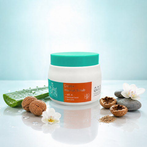 Pure Skin Walnut Scrub (150ml, 300ml, 500ml) | She Cosmetics®