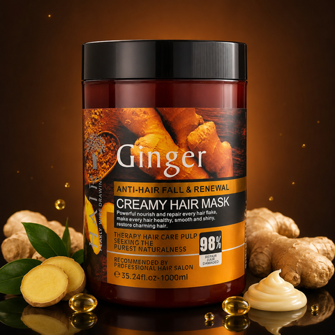 Ginger Creamy Hair Mask 1000ml | She Cosmetics®