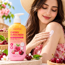 SADOER Cherry Sunscreen Body Lotion SPF50+ PA++++ 500g
