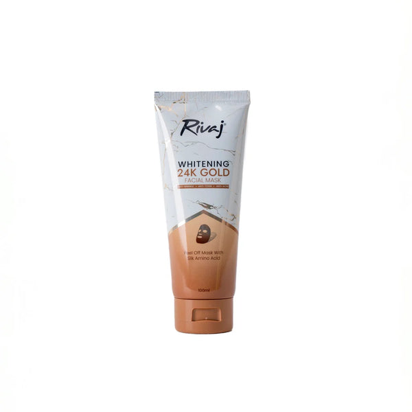 Rivaj Whitening 24K Gold Facial Mask 100ml by Rivaj SKU: 5060453454213