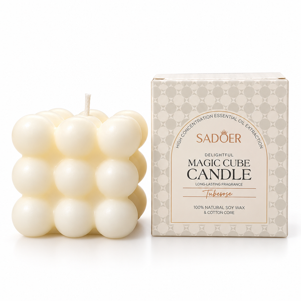 SADOER Tuberose Bubble Cube Candle