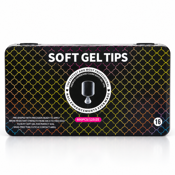 Clear Soft Gel Nail Tips 600PCS