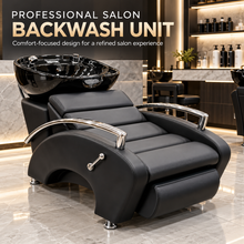 Professional Salon Backwash Unit with Black Basin