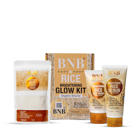 BNB Rice Extract Facial Kit For Bright & Glowing Skin
