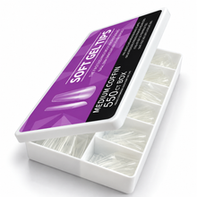 Medium Coffin Soft Gel Tips 550ct