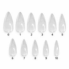 Medium Stiletto Soft Gel Tips 550ct