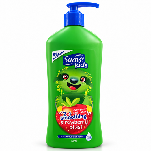 Suave Kids Strawberry Blast 2-in-1 Shampoo & Conditioner 532ml