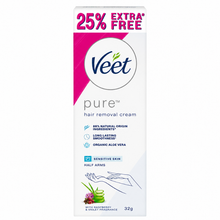 Veet Pure Hair Removal Cream for Sensitive Skin, 32g
