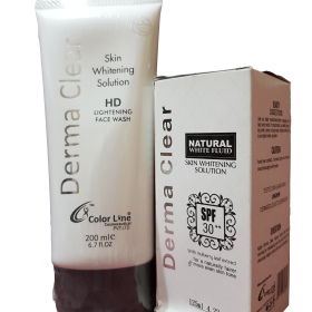 Derma Clear Whitening Fluid & Face Wash