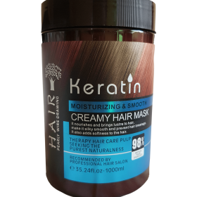 Keratin Moisturizing & Smooth Creamy Hair Mask 1000ml